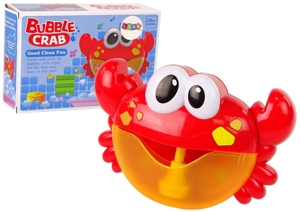 Bubble crab store bath toy