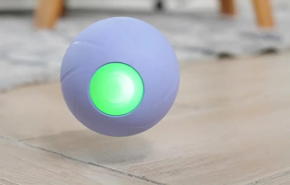 Interactive Pet Ball Cheerble Ball PE (Purple)