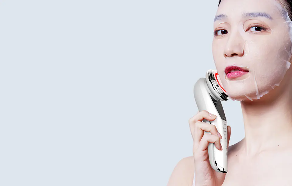 Ultrasonic facial massager with light therapy ANLAN 01-ADRY15-001