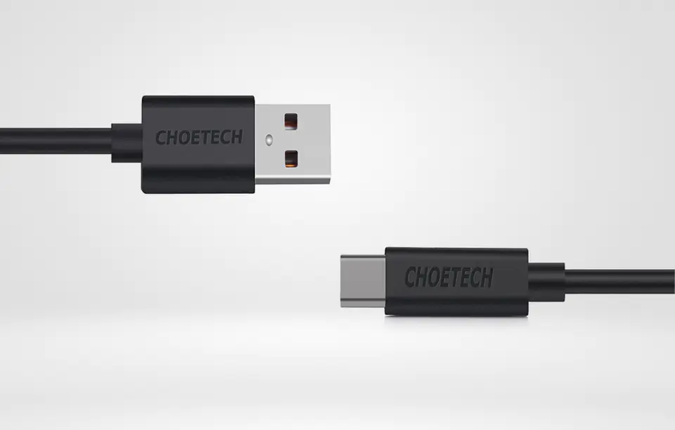 Kabel USB do USB-C Choetech AC0002 1m (czarny)