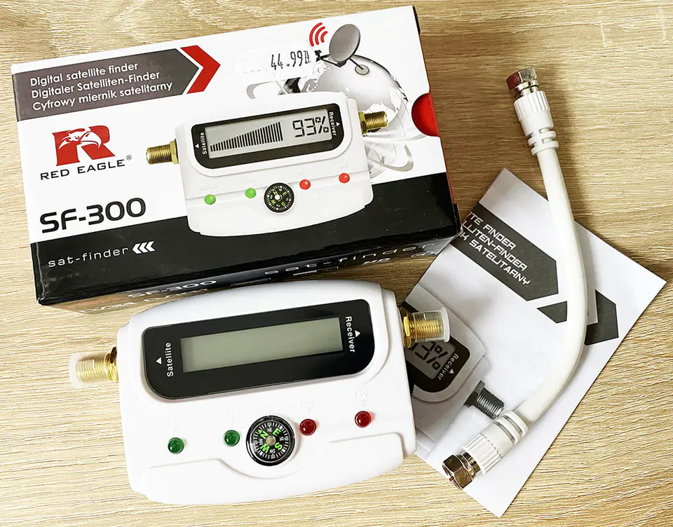 Miernik cyfrowy sygnału satelitarnego SF-300