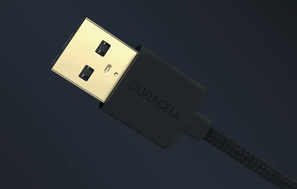 USB to Lightning Duracell Cable 2m (Black)
