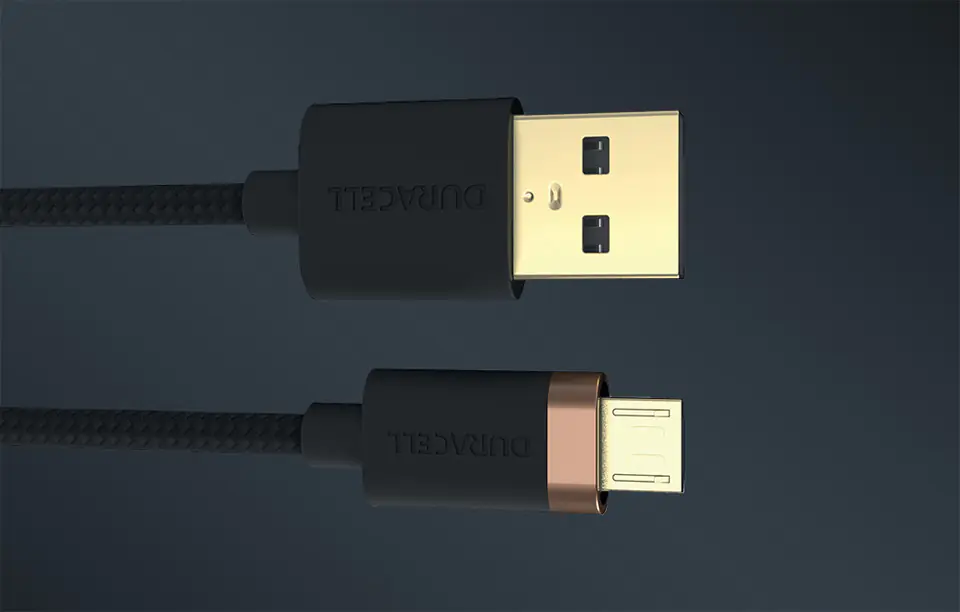Kabel USB do Micro USB Duracell 1m (czarny)
