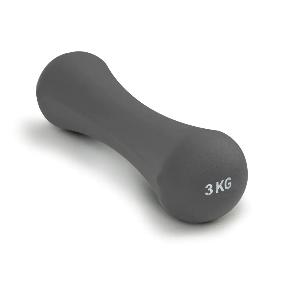 Dumbbells, neoprene weights, fitness set 2x3 kg