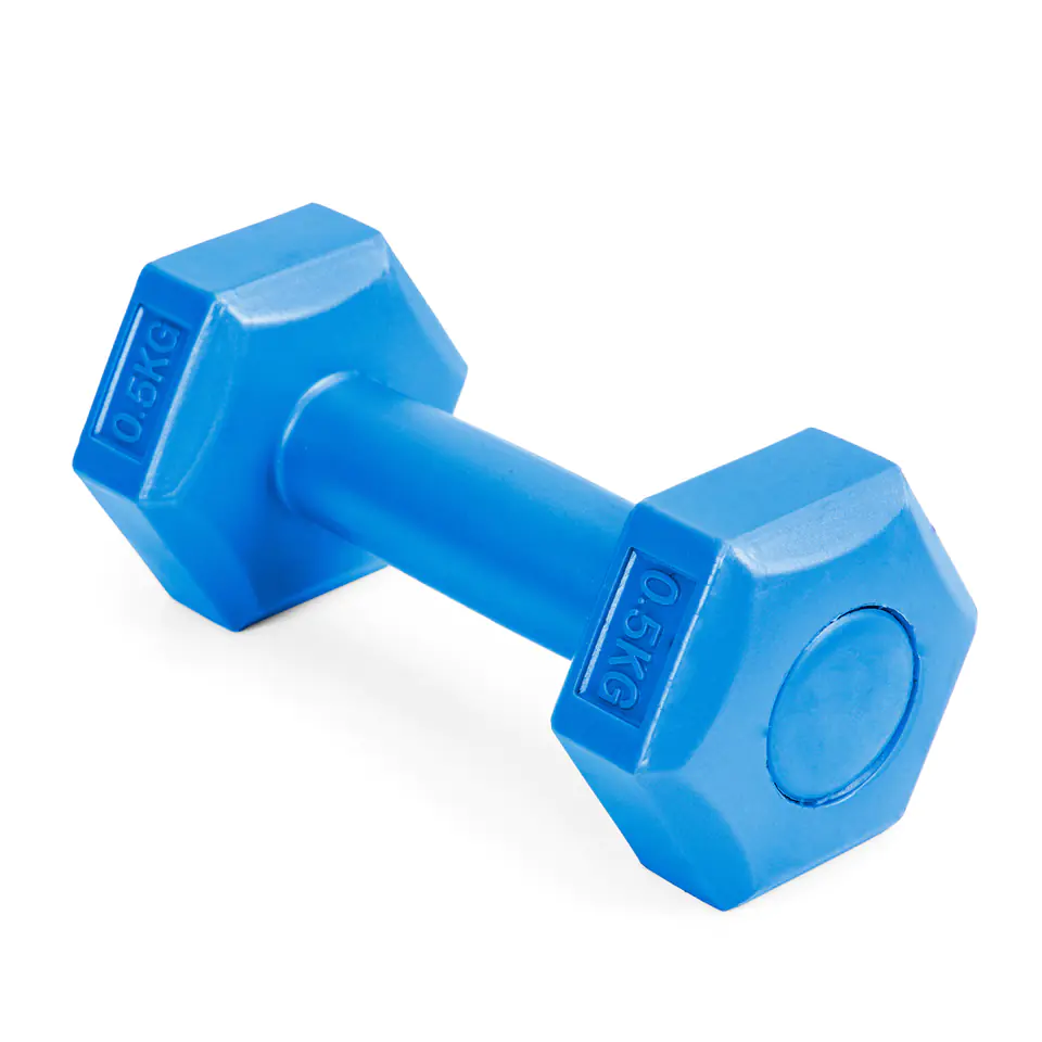 Fitness dumbbells, set dumbbells, weights 2x 0,5 kg