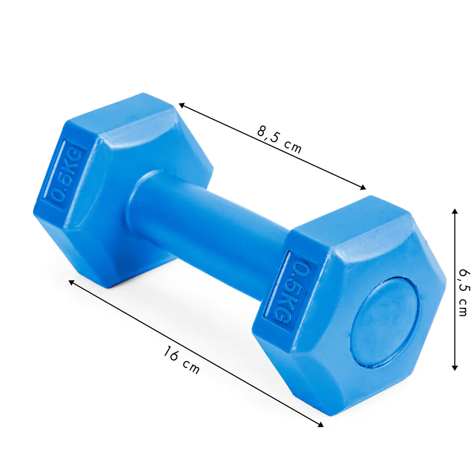 Men's health rubber dumbbells 5kg hot sale