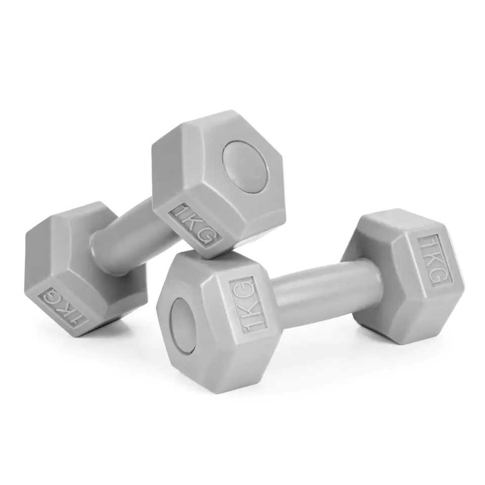 Fitness dumbbells, set dumbbells, weights 2x 1 kg