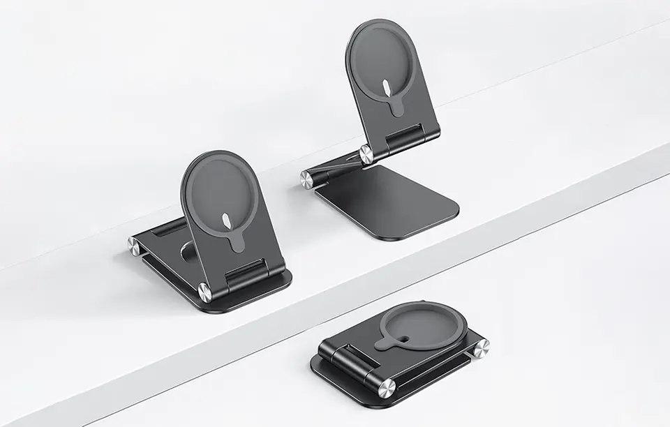 Phone stand with charger holder for iPhone 12 Omoton MS02