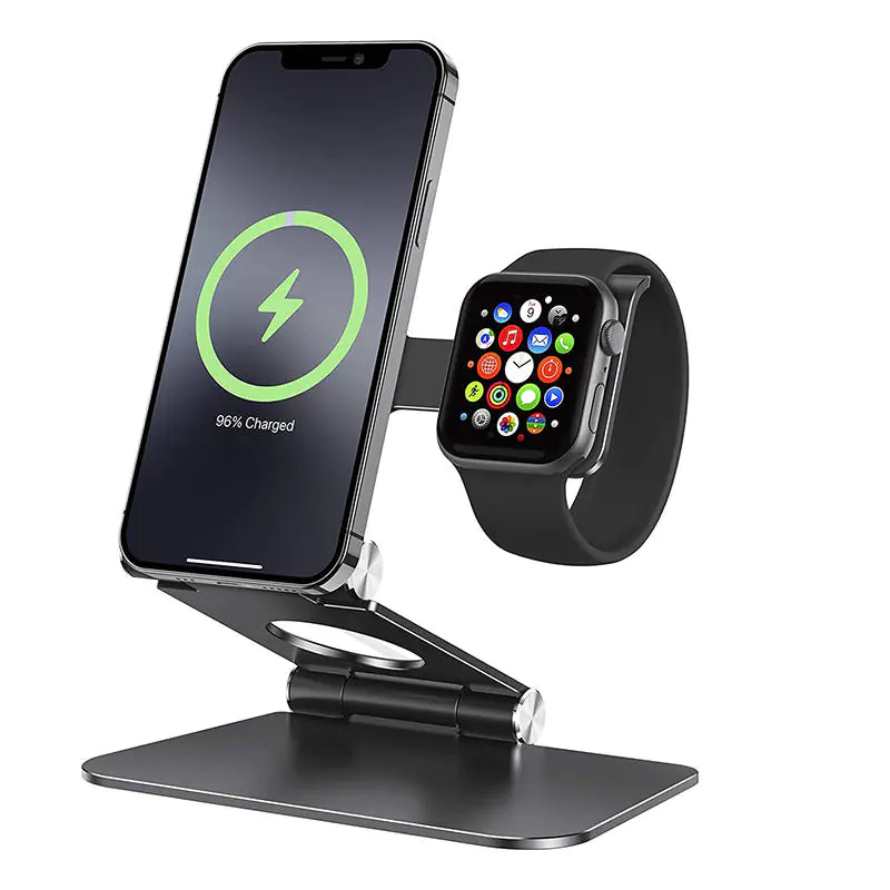 Phone stand and watch with charger holder MS03 Omoton Wasserman.eu