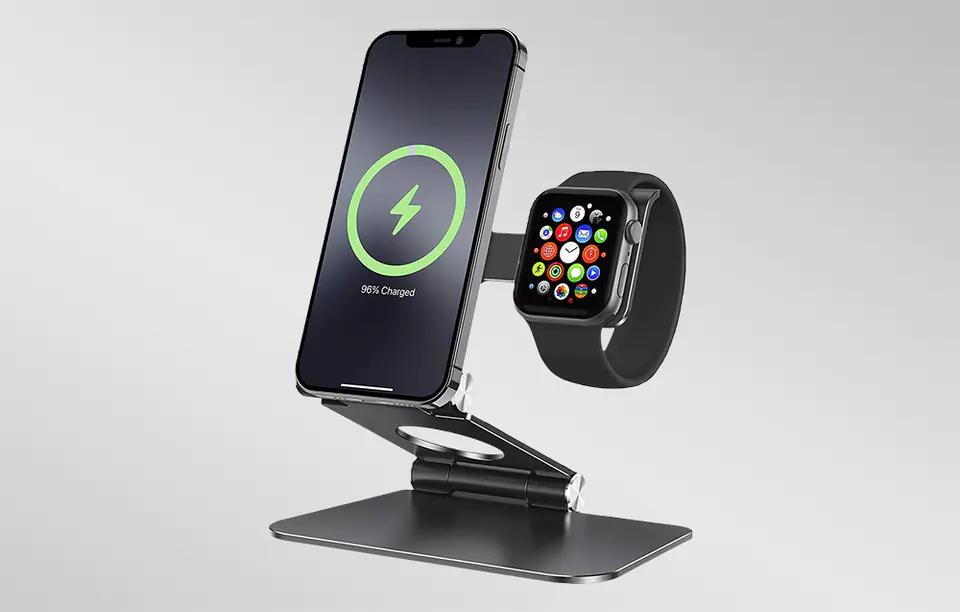 Phone stand and watch with charger holder MS03 Omoton