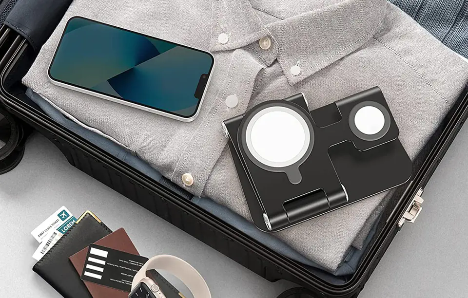 Phone stand and watch with charger holder MS03 Omoton