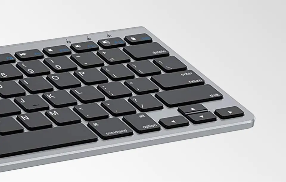 Wireless iPad keyboard with tablet holder KB088 Omoton (silver)