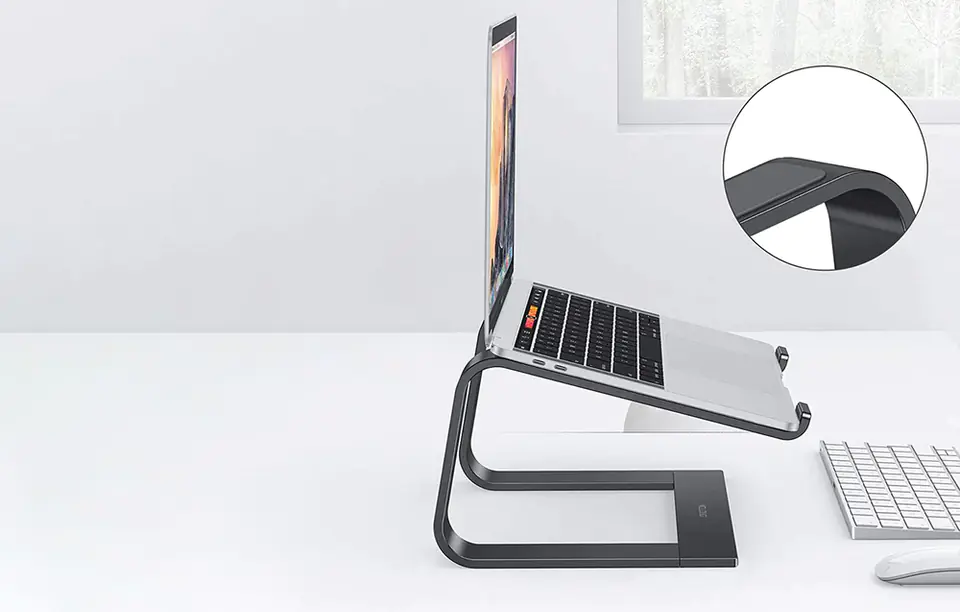 Adjustable laptop stand L2 Omoton (black)