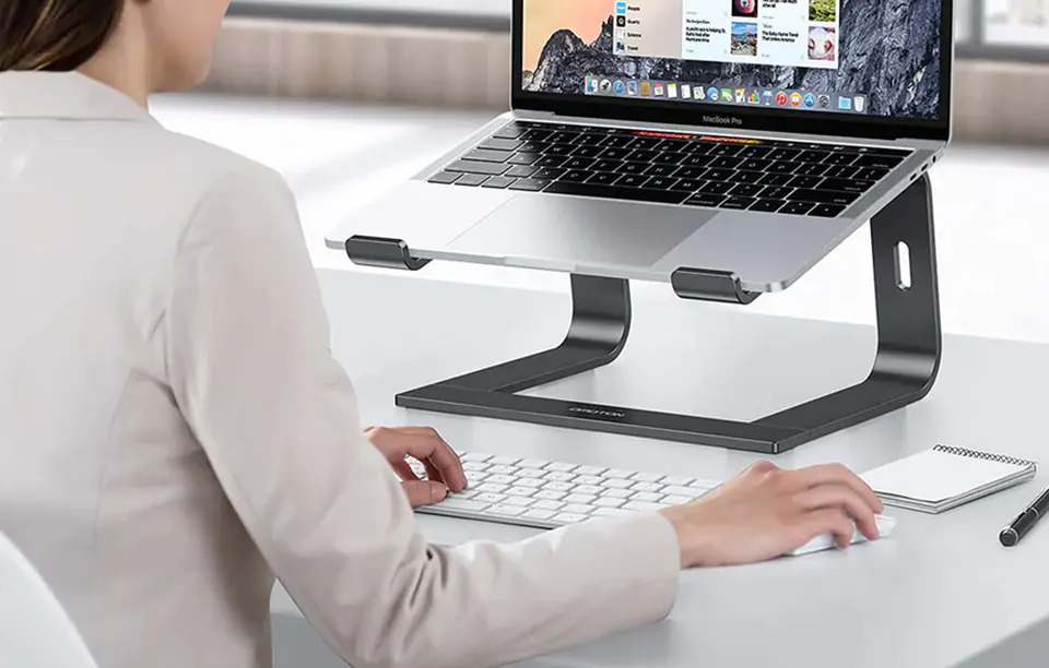 Adjustable laptop stand L2 Omoton black Wasserman.eu