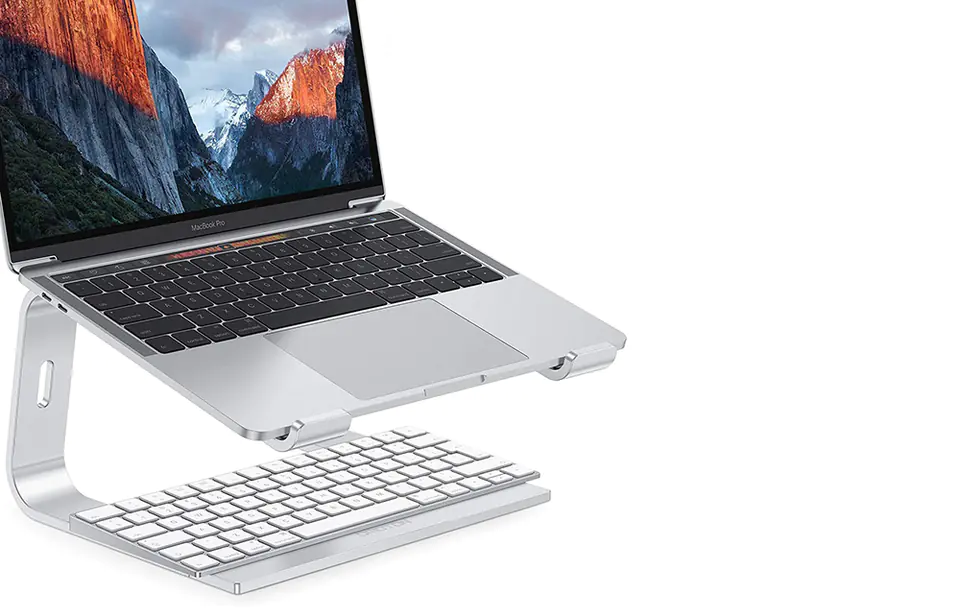 Laptop stand adjustable L2 Omoton (silver)