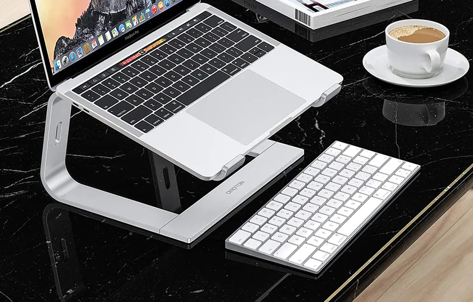 Laptop stand adjustable L2 Omoton (silver)