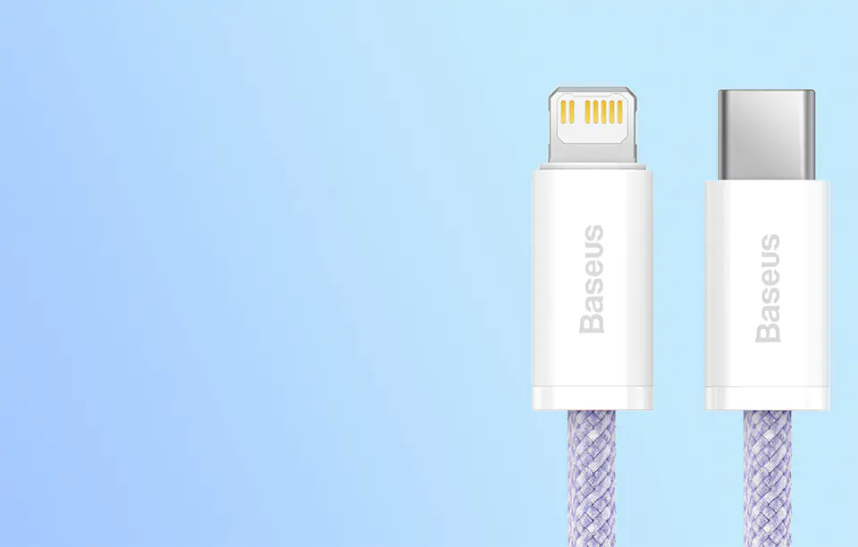 Kabel USB-C do Lightning Baseus Dynamic 2, 20W, 1m (fioletowy)