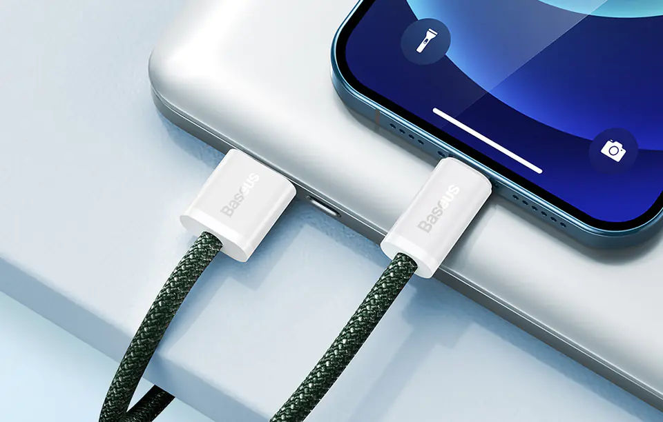 Kabel USB do Lightning Baseus Dynamic 2, 2.4A, 1m (zielony)