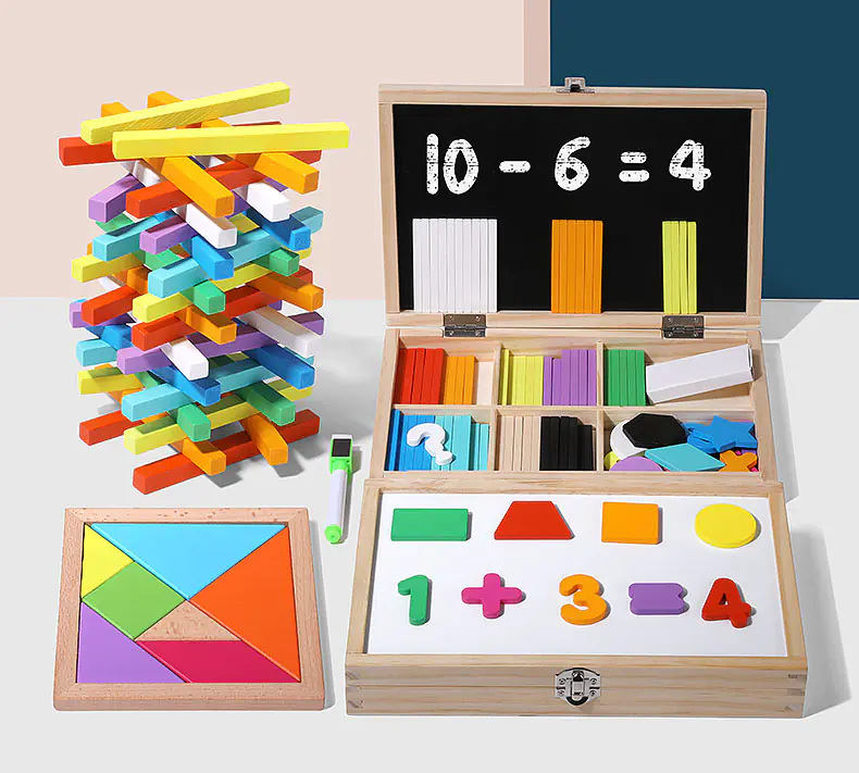 CHALK BOARD DRY-ERASE MAGNETS MATHEMATICS SET JHTOY-242