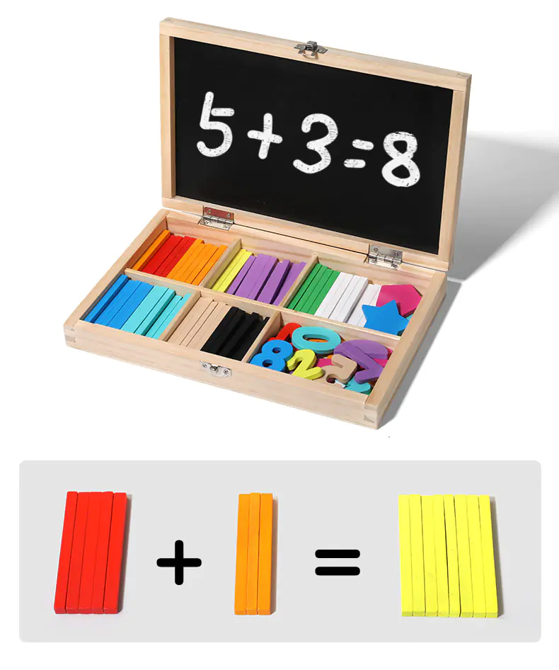 CHALK BOARD DRY-ERASE MAGNETS MATHEMATICS SET JHTOY-242