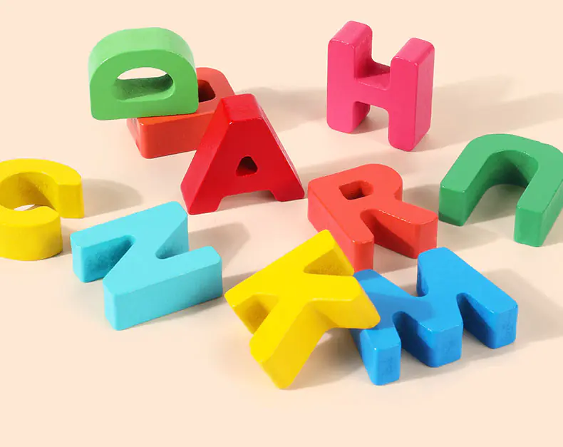 WOODEN PUZZLES ALPHABET LETTERS SCIENCE JHTOY-330