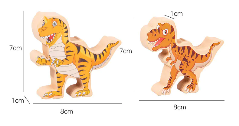 GRA ZRĘCZNOŚCIOWA LOGICZNA KLOCKI BALANSUJĄCE DINOZARY T-REX WIEŻA JHTOY-640