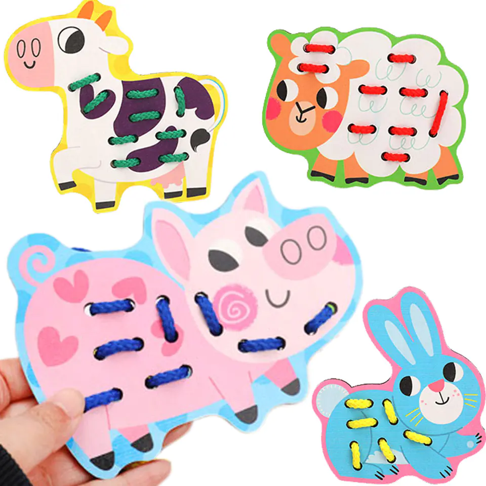 PUZZLE GAME INTERLACED ANIMAL JHTOY-428