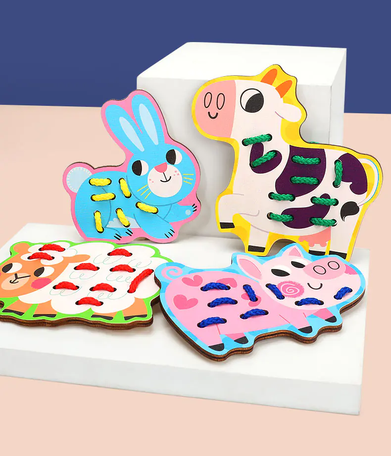 PUZZLE GAME INTERLACED ANIMAL JHTOY-428