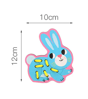 PUZZLE GAME INTERLACED ANIMAL JHTOY-428