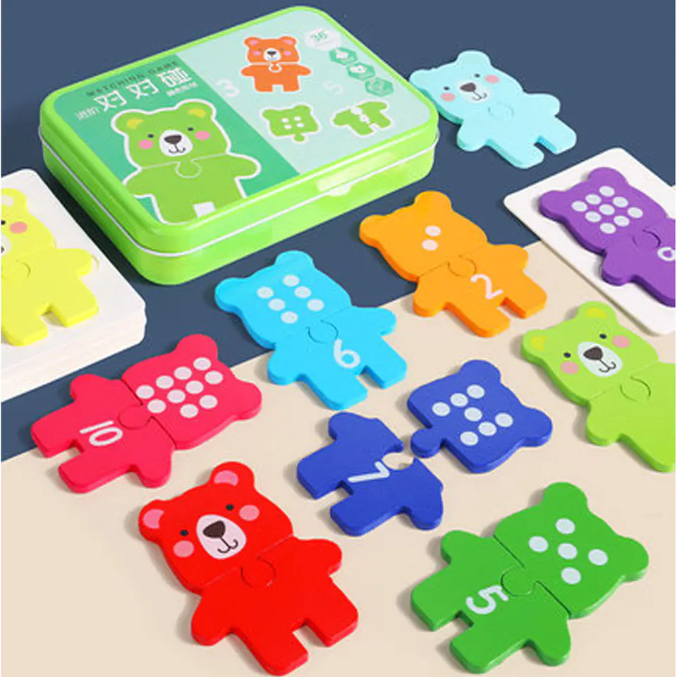 MATHEMATICAL GAME PUZZLE LEARNING NUMBERS JHTOY-645