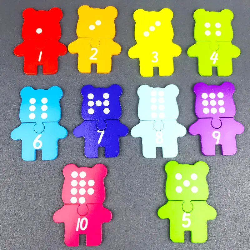 MATHEMATICAL GAME PUZZLE LEARNING NUMBERS JHTOY-645