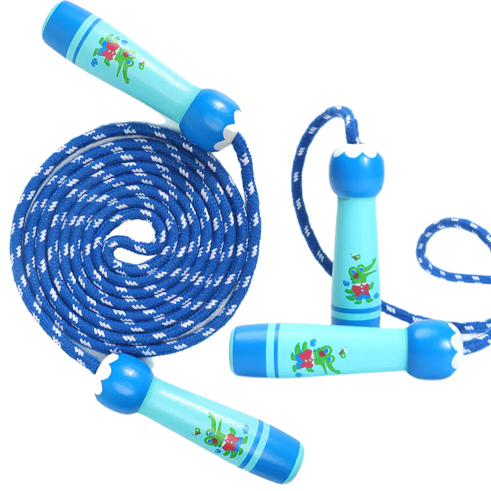 CHILDREN'S WOODEN ROPE SKIPPING ROPE JHTOY-430