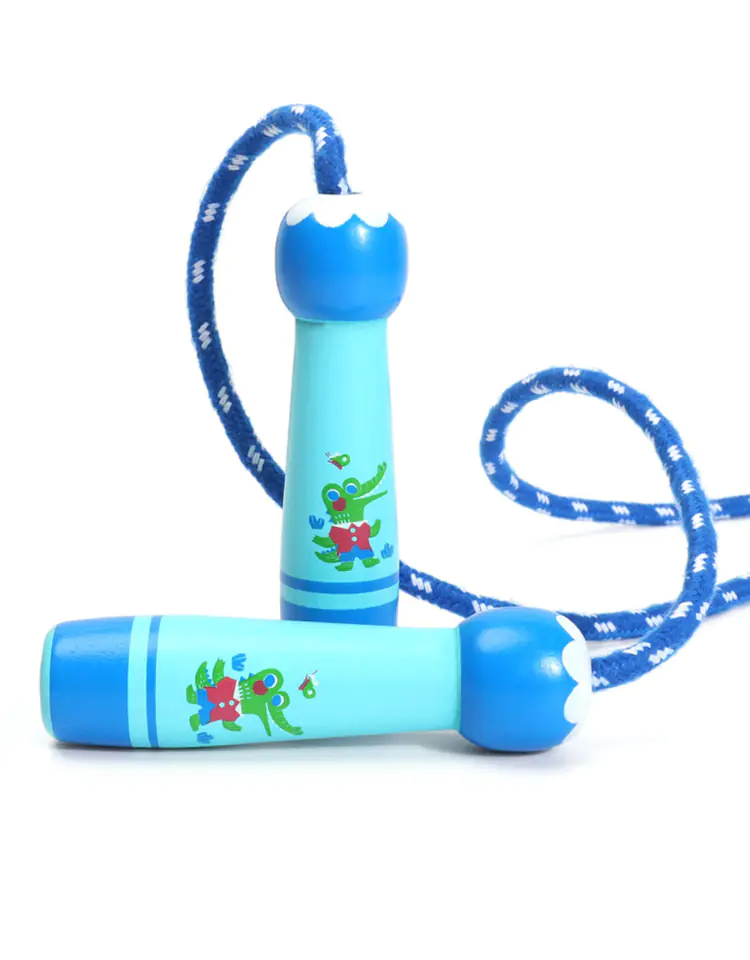 CHILDREN'S WOODEN ROPE SKIPPING ROPE JHTOY-430