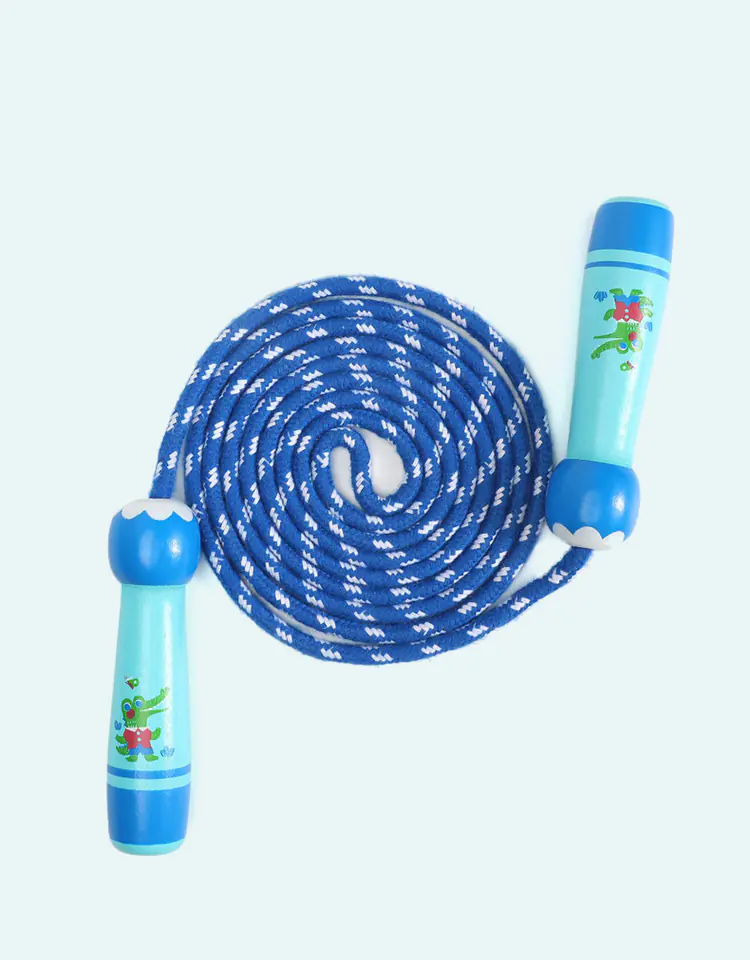 CHILDREN'S WOODEN ROPE SKIPPING ROPE JHTOY-430