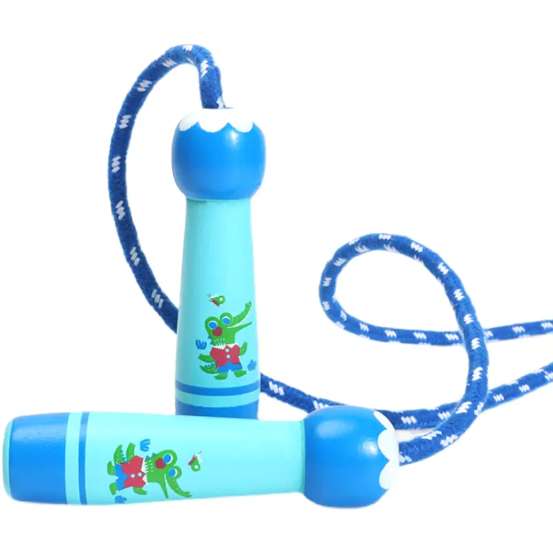 CHILDREN'S WOODEN ROPE SKIPPING ROPE JHTOY-430