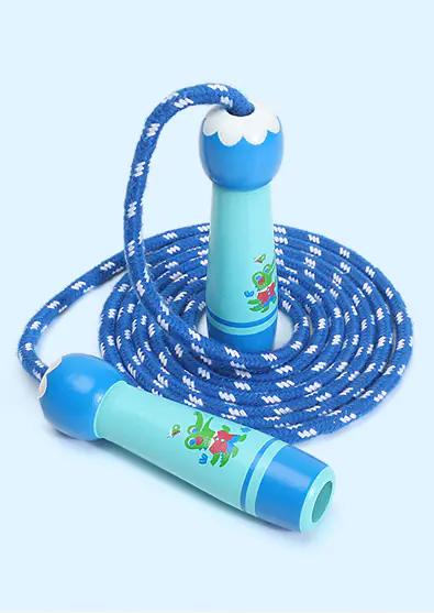 CHILDREN'S WOODEN ROPE SKIPPING ROPE JHTOY-430