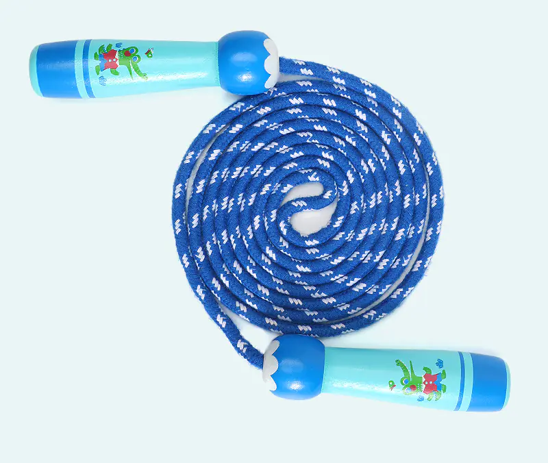 CHILDREN'S WOODEN ROPE SKIPPING ROPE JHTOY-430