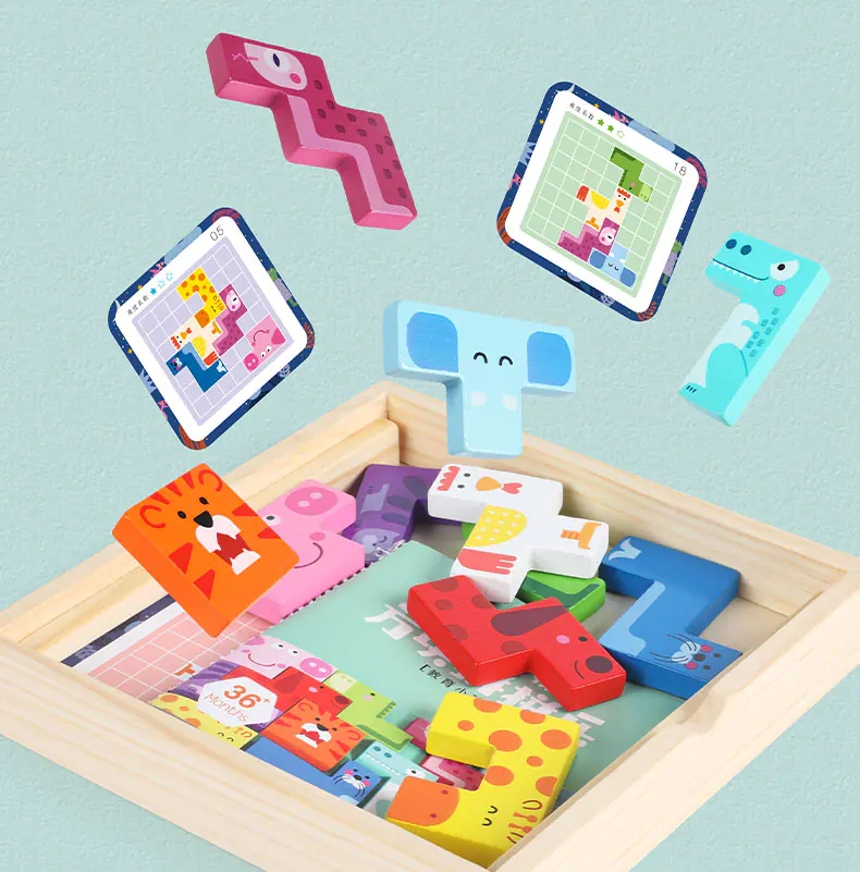 MAGNETIC BOARD DRY-ERASE CHALK FOR CHILDREN TETRIS PET BOX JHTOY-243