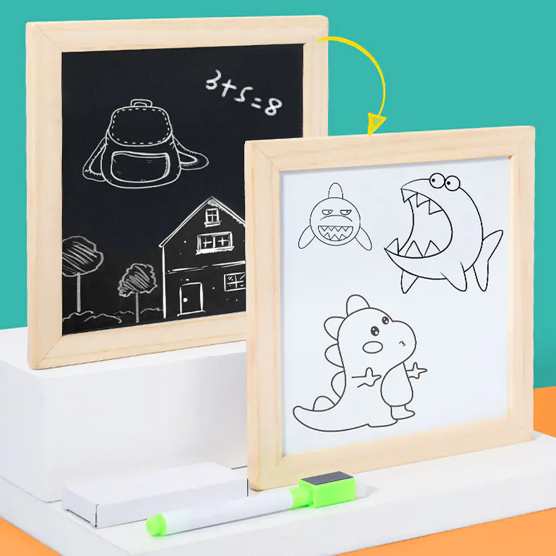 MAGNETIC BOARD DRY-ERASE CHALK FOR CHILDREN TETRIS PET BOX JHTOY-243