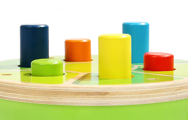 WOODEN PUNCHING PUNCH CUBE EDUCATIONAL TURTLE