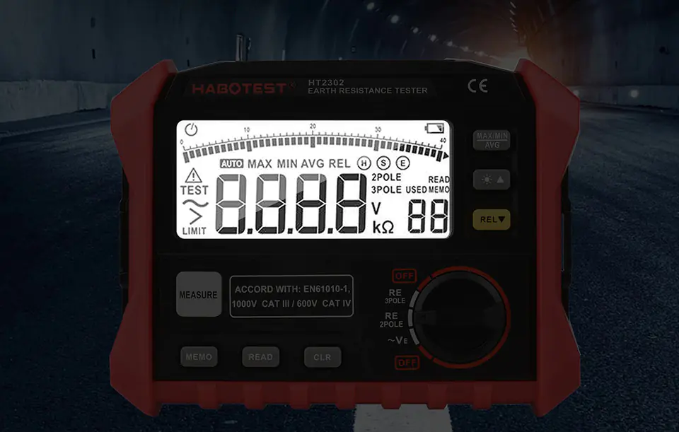 Ground resistance meter Habotest HT2302