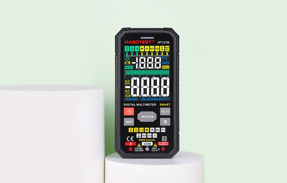 Cyfrowy multimetr uniwersalny Habotest HT127B