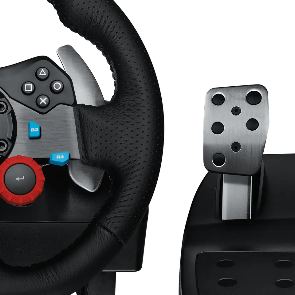 Logitech Driving Force G29 USB Racing Wheel Pedals PS4/PS3/PC Gaming  Playstation