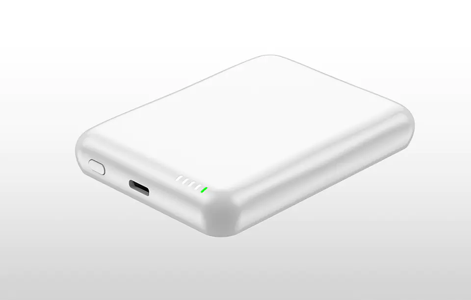 Magnetic Powerbank Vipfan F12, 20W 5000mAh (white)