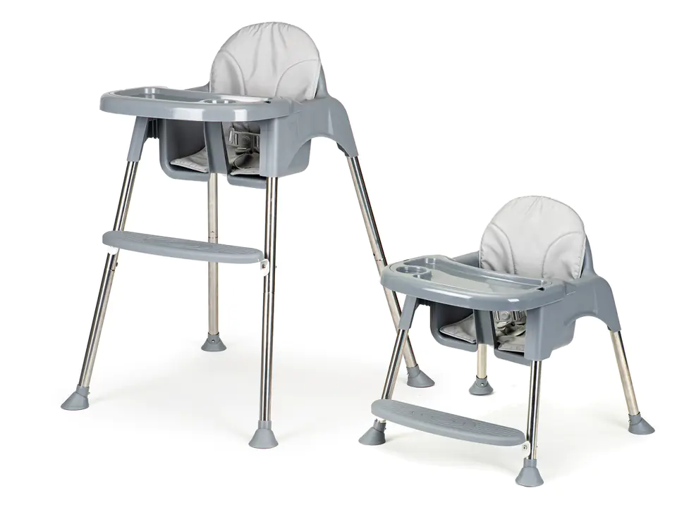 High chair, 2in1 feeding seat, tray, belts