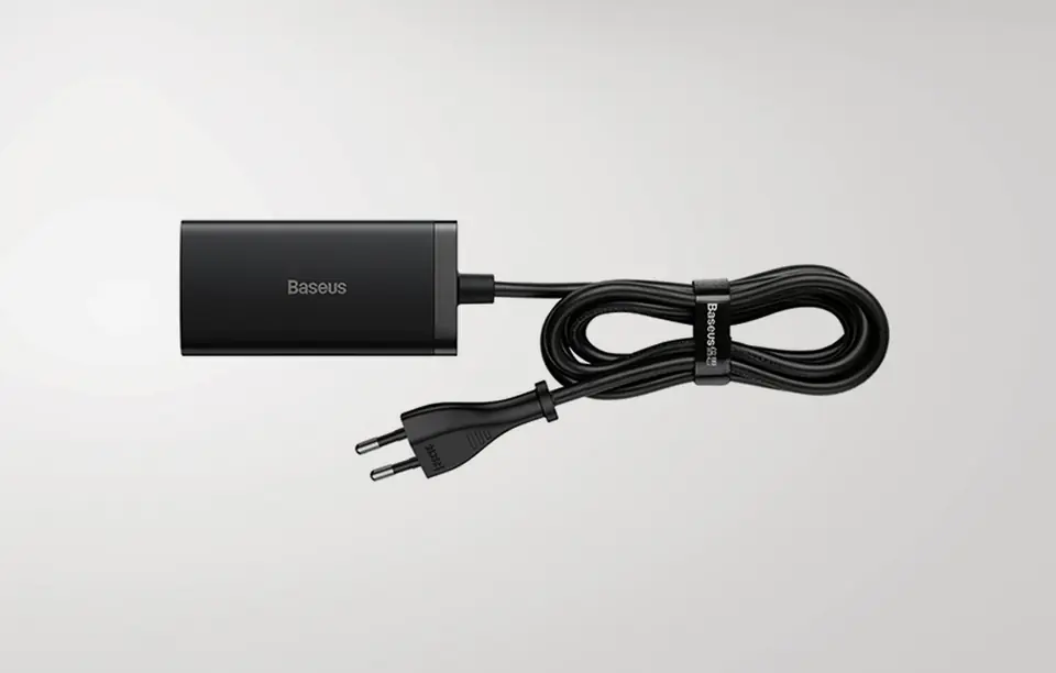 Ładowarka sieciowa Baseus GaN5 Pro 2xUSB-C + USB + HDMI, 67W (czarna)