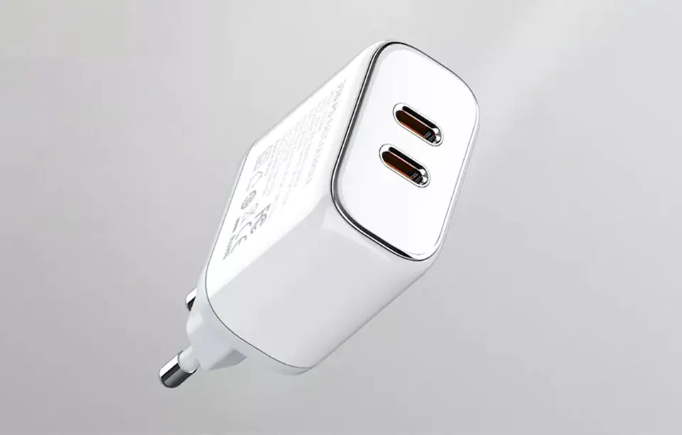 MFi LDNIO A2528M wall charger, 2xUSB-C, USB-C for Lightning 35W