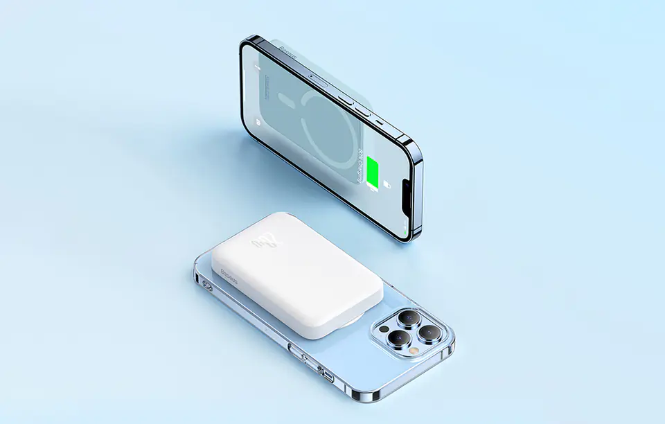 Powerbank Baseus Magnetic 6000mAh 20W (white)