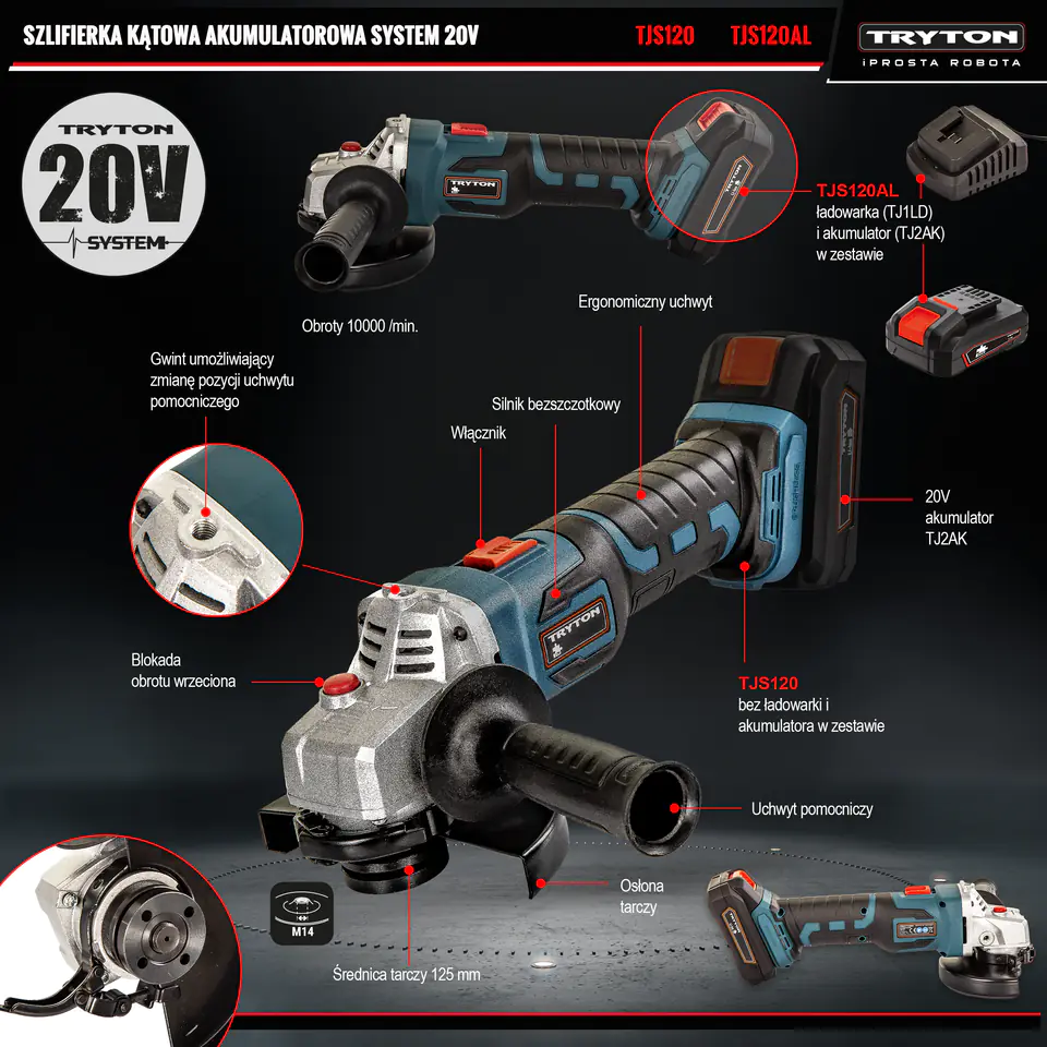 Erbauer cordless angle online grinder