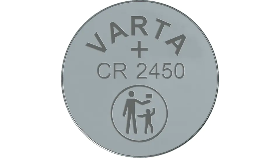 Pila de Botón Litio Varta CR2450/6450 - 6450101401 - 3V